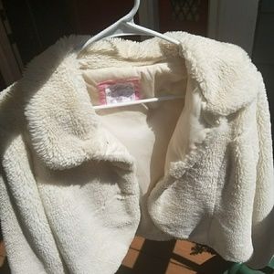 *LIGHTLY USED* Justice Faux Fur Jacket .